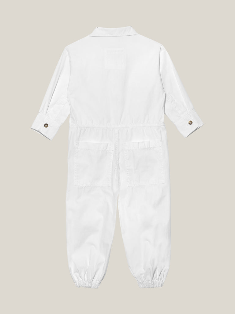 Kids' White Shirtweight Boilersuit
