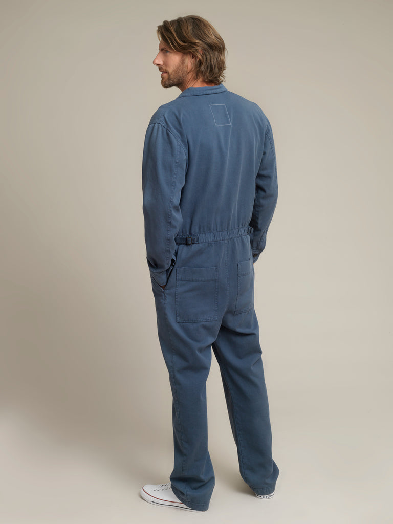 Men's Blue Twill Boilersuit