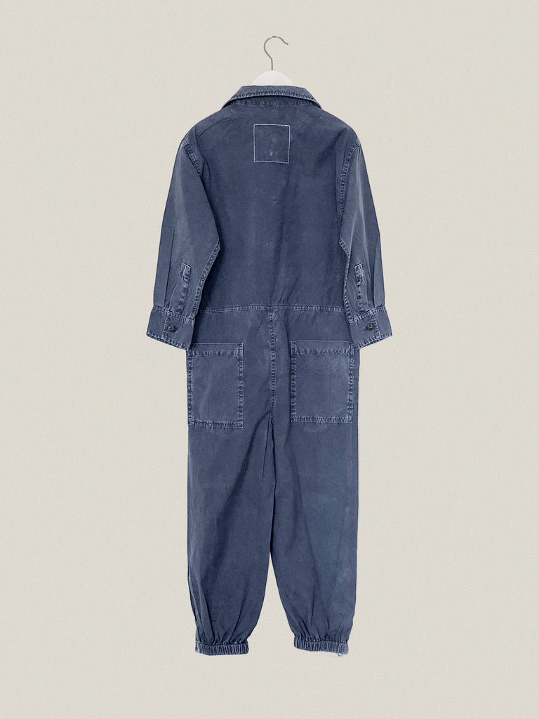 Pre-Loved Blue Shirtweight Boilersuit Age 7-9