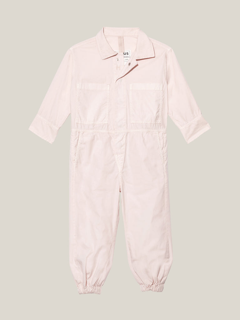 Toddlers' Pink Shirtweight Boilersuit