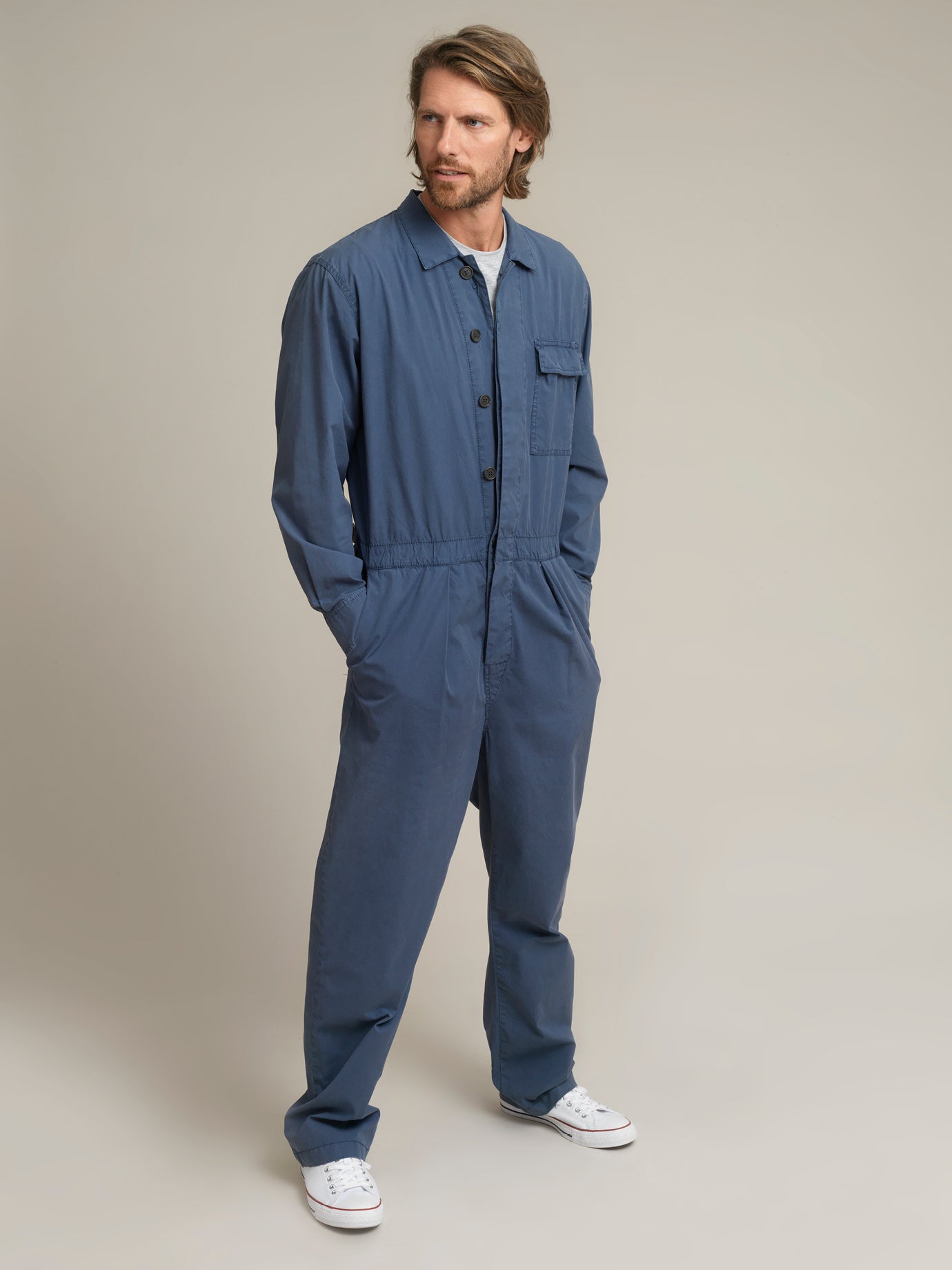 Men's Blue Shirtweight Boilersuit MINIMUS