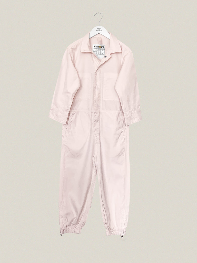 Pre-Loved Pink Shirtweight Boilersuit Age 7-9