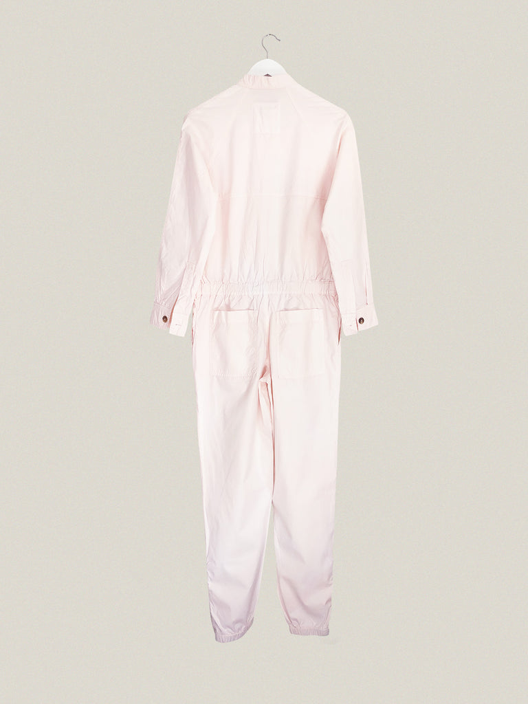 Pre-Loved Women's Pink Shirtweight Boilersuit size 10