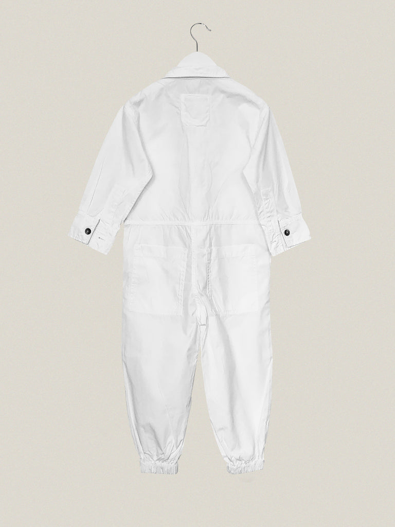 Pre-Loved White Shirtweight Boilersuit Age 5-7