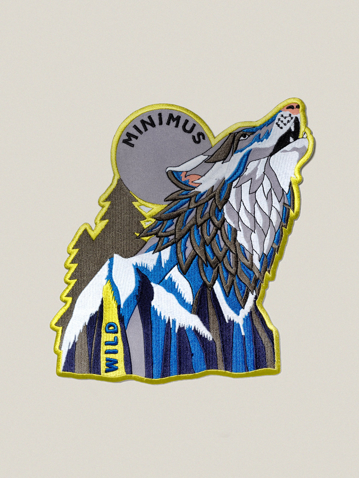Wilderness Patch Iron On Patches On Clothes Animal Embroidered Patches For  Clothing Stripes Badges Wolf Whale Patch For Clothes